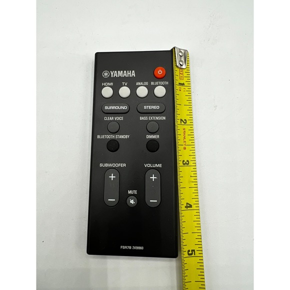 Yamaha ATS-1070 Soundbar Remote Only FSR78 ZV28960 - Picture 7 of 9